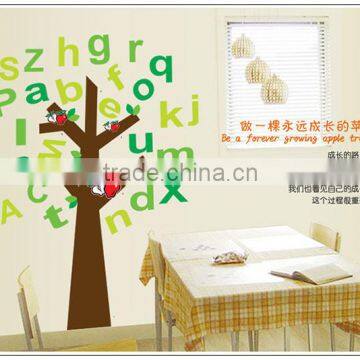 Reusable Family Tree love decor kids room DIY vinyl alphabet wall stickers