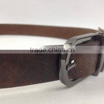 Embossed Design With Horse Buckle for Girl photo-2