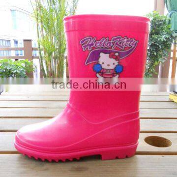 Hello Kitty lovely girl PVC boots