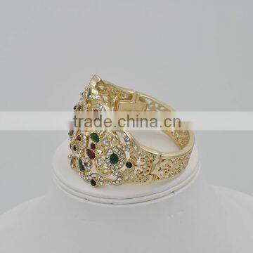Fashion Jewelry Beautiful CZ Stone Gold Costume Jewelry Bracelet photo-2