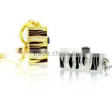 4gb/8gb/16gb/32gb/64gb promotional jewelry usb jewelry diamond/crystal usb 2.0