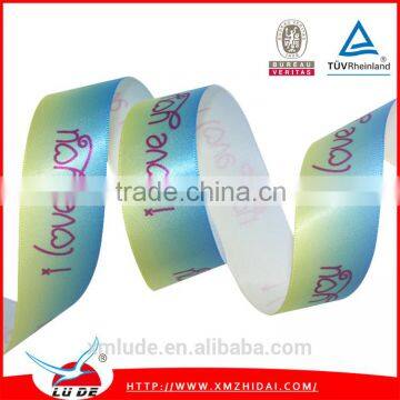 Heat Transfer Printing Satin Ribbon Decorate for Valentine's Day photo-2
