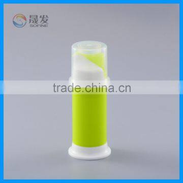 60g Empty plastic airless pump toothpaste bottle