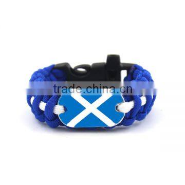 550 paracord bracelet with metal tag, paracord bracelet with logo, tag with logo survival kit