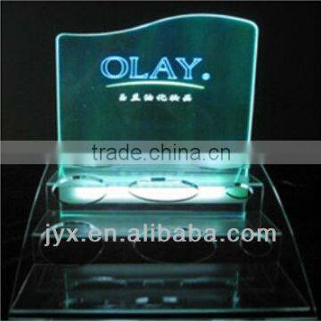 Countertop cosmetic product display stands acrylic makeup display