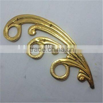 High quality small brooch for clothes/gold plating die casting