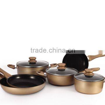 Aluminized steel non-stick camping cookware