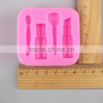 Silicone Mold Woman Makeup Baking Fondant Mold Cake Decorating Tool photo-4