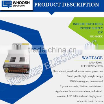 factory price waterproof adjustable 12v 30a power supply