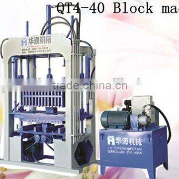 semi-automatic concrete block pressing machinery -QT4-40