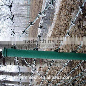 Galvanized or PVC Coated Barbed Wire Certified factory