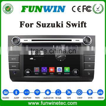 Touch Screen Double Din Car Multimedia Player For Suzuki Swift Car Dvd Gps Navigation System With Bluetooth Radio Stereo