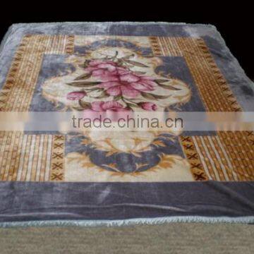 China Suppliers quilt blankets rebel wholesale 100% polyester knitted cuddly micro fleece blanket
