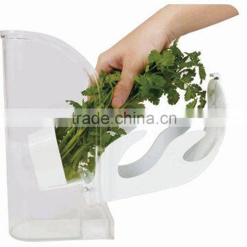 SINOGLASS Trade Assurance Unique Design Easy Access SWING Shape Plastic Herb Keeper photo-5