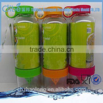 800mL Sport Tritan Plastic Fruit Infuser Water Bottle Outdoor Travel BPA Free