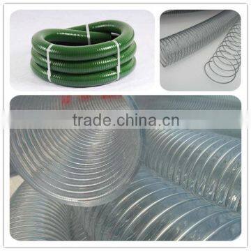 1 inch PVC Suction Hose for pump use, water suction hose, wire spring hose