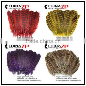 ZPDECOR Feather Dyed Green Hen Ringneck Pheasant Wing Quills Feather photo-6