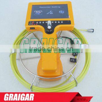 Handheld Sewer Survey Video Drain Inspection Camera System 710D-SCJ, 20m, Color, Video Recording, Picture Snap