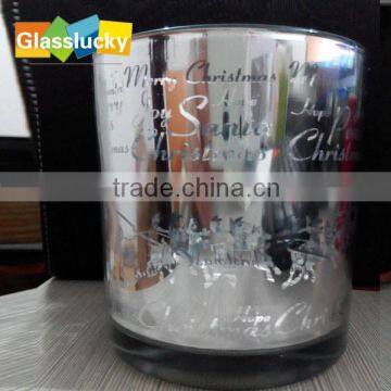 wholesale silver electroplating candle holder for Christmas and ceremony