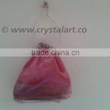 PINK NET GIFT POUCH