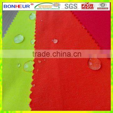 45/55 CVC twill hi-viz breathable waterproof outdoor sports fabric