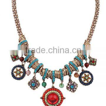 Imitation jewelry women necklace rounded jewelry necklace