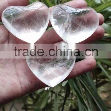 Wholesale natural clear crystal heart shape for decoration