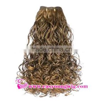 Synthetic weaving afro culy hair extension, hair weave for african black women