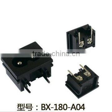 2.5A 250V Power Electronics IEC60320 C8 Connector Euro Socket BX-180-A04