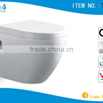 T5004 Ceramic wall mounted toilet bowl