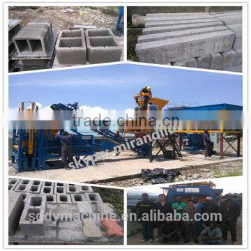 German Technology Concrete automatic Brick machine for brick making production line in India South Africa and Indonesia