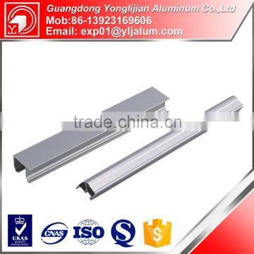 Hot sales China manufacture extruded aluminum profiles for closet door and crimping