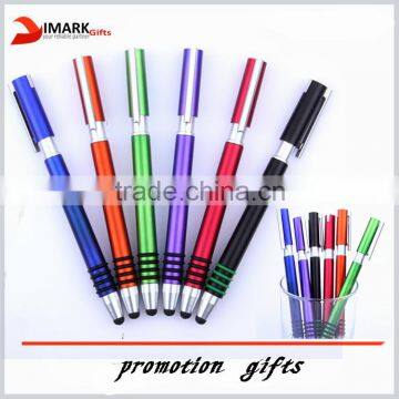 promotion plastic ballpoint and touch screen styles pen