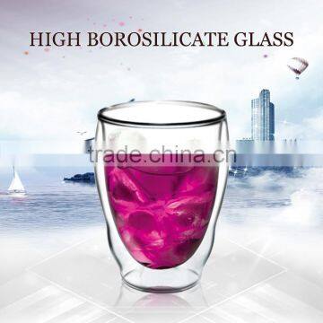 china supplier wholesale 460ml high borosilicate glass christmass gifts