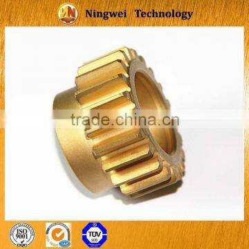 brass oem machining gear