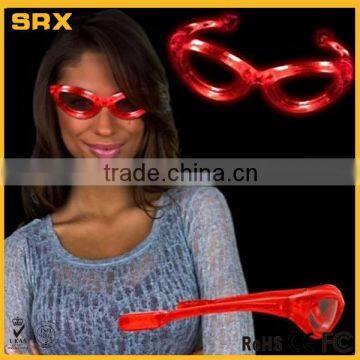 Custom make Supreme Party & Novelties LED Sunglasses,Red color plastic Led Sunglasses for sale