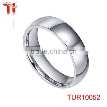 8MM Mens rings domed ring Tungsten Ring Koa Wood Inlay Titanium Strip Comfort Fit Wedding Band