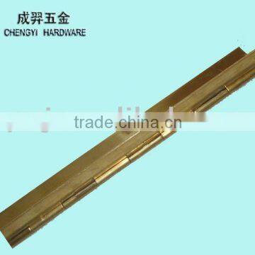 gold plated long piano hinge