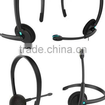 Wholesale 3.5MM Mono Headset With In-line Volume Control And Mic Mute Switch For XBOX One