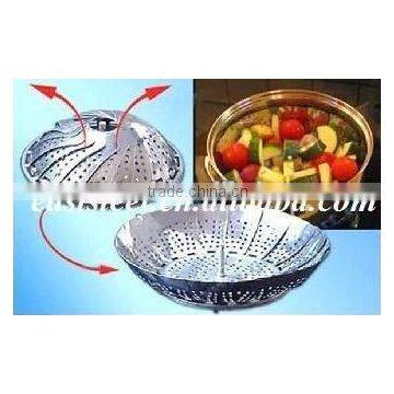 good quality stainless steel steamer basket, vegetable steamer