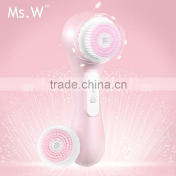 Multi-functional home use facial cleanser brush for facial cleansing & massage