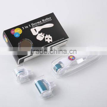 Bestsell 0.5/2.0/1.5mm Heads 3 in 1 Roller 180/600/1200 Micro Needles Skin Recovery photo-4