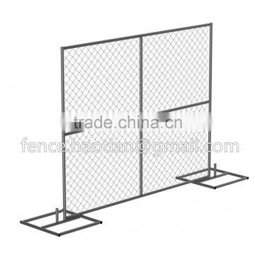 factory Temporary contruction temporary fencing america Hot dipped galvanized portable 6'x12' visible security fence system