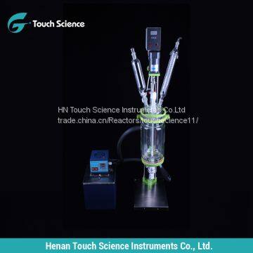 Types Glass Reactor Price With Double Jacket photo-4