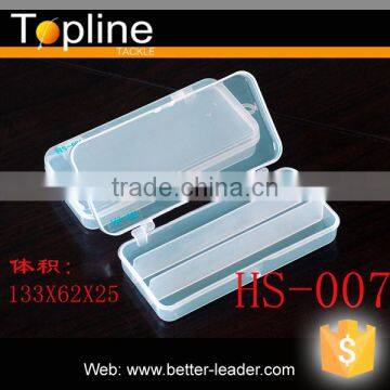 HS007 waterproof clear plastic fishing box