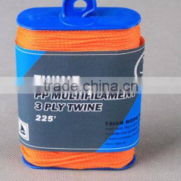 white PP braided twine with competitive price