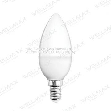 WELLMAX LED Candle Bulb C37