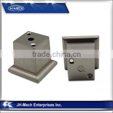 Die cast aluminum furniture legs cover export to Europe