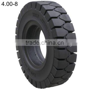 Chinese Top Brand WonRay Forklift Non Marking Pneumatic Solid Rubber Tires 600-9 4.00-8 photo-3