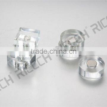 Decoration Transparent Colorful Acrylic NdfeB Magnet Pin /Magnet Thumbtacks photo-2